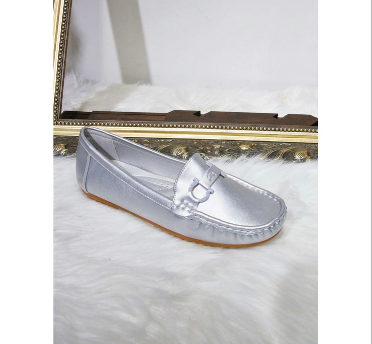 Gianna Loafers - Silver