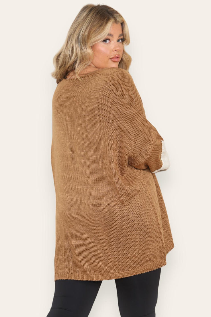 Rochelle Loose Fit Star Knit - Teddy