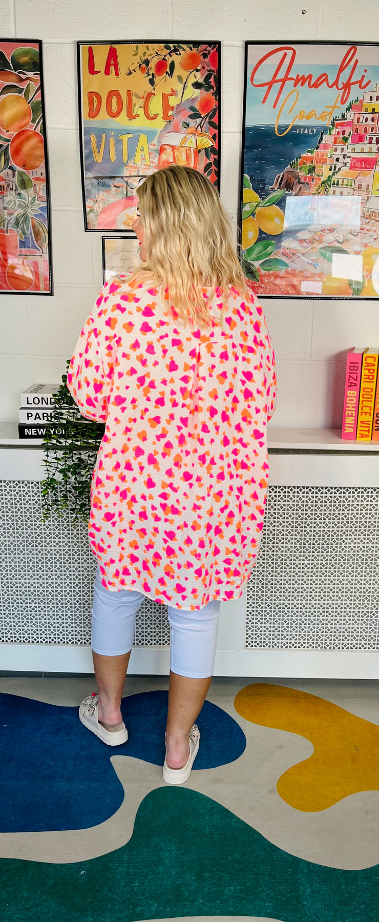Pure Heart Cotton Top - Orange