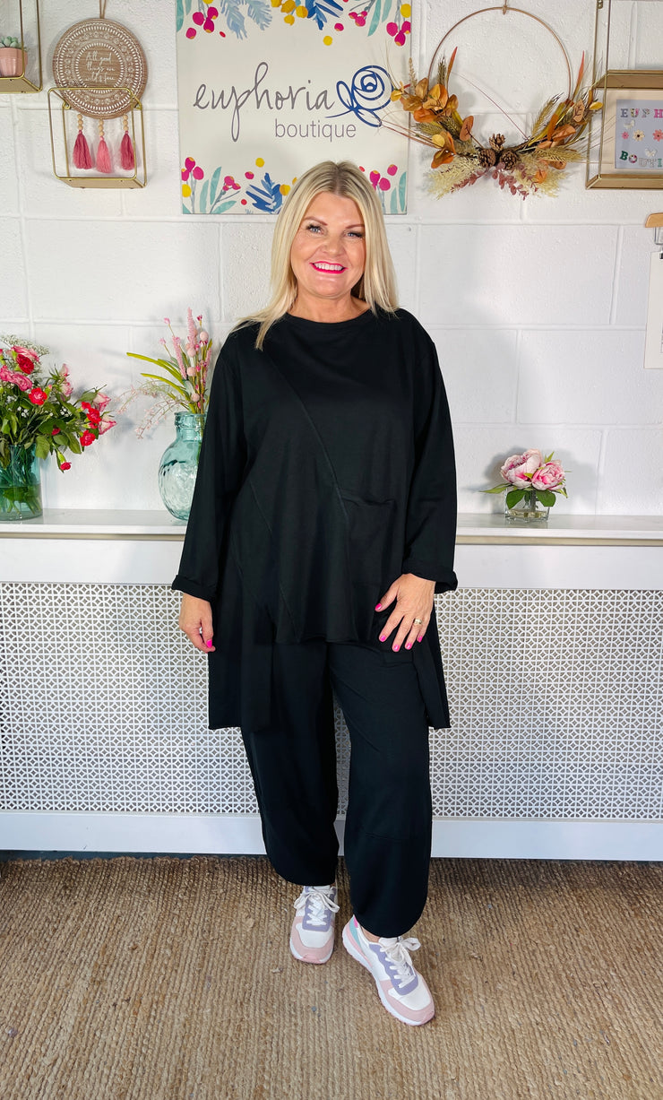 Pure Bliss Harem Pants - Black