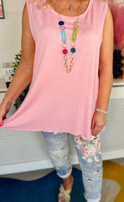 The Daily Essential Tank Top - Candy Pink