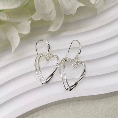 Dual Heartbeat Earrings