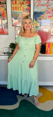 Charlottes Choice Maxi Dress - Mint