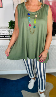 The Daily Essential Tank Top - Khaki