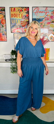 Picnic Perfect Jumpsuit - Denim