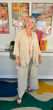 Darling Unstructured  Blazer - Natural