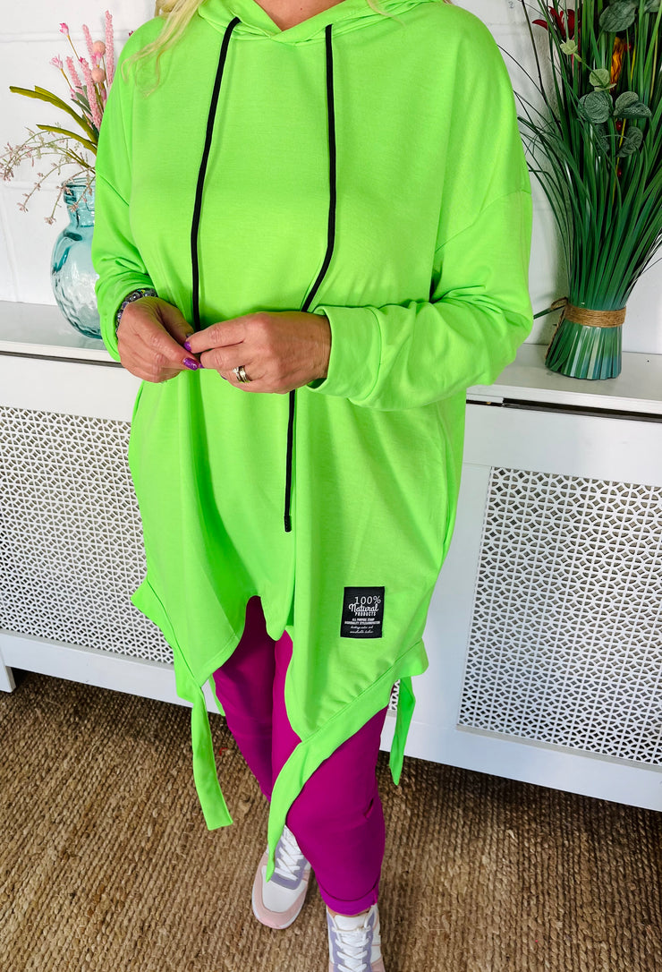 Pure Haven Hoodie - Lime Green