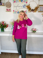 Vogue Vibes Knit - Magenta