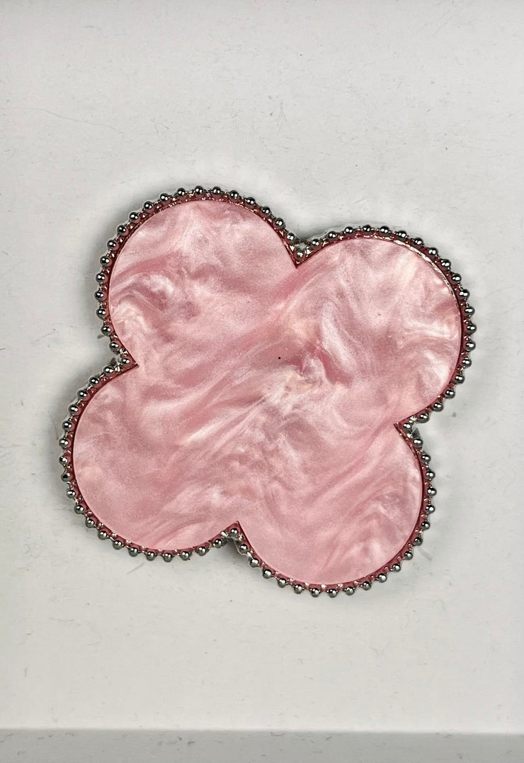 Blush Clover Magnetic Brooch