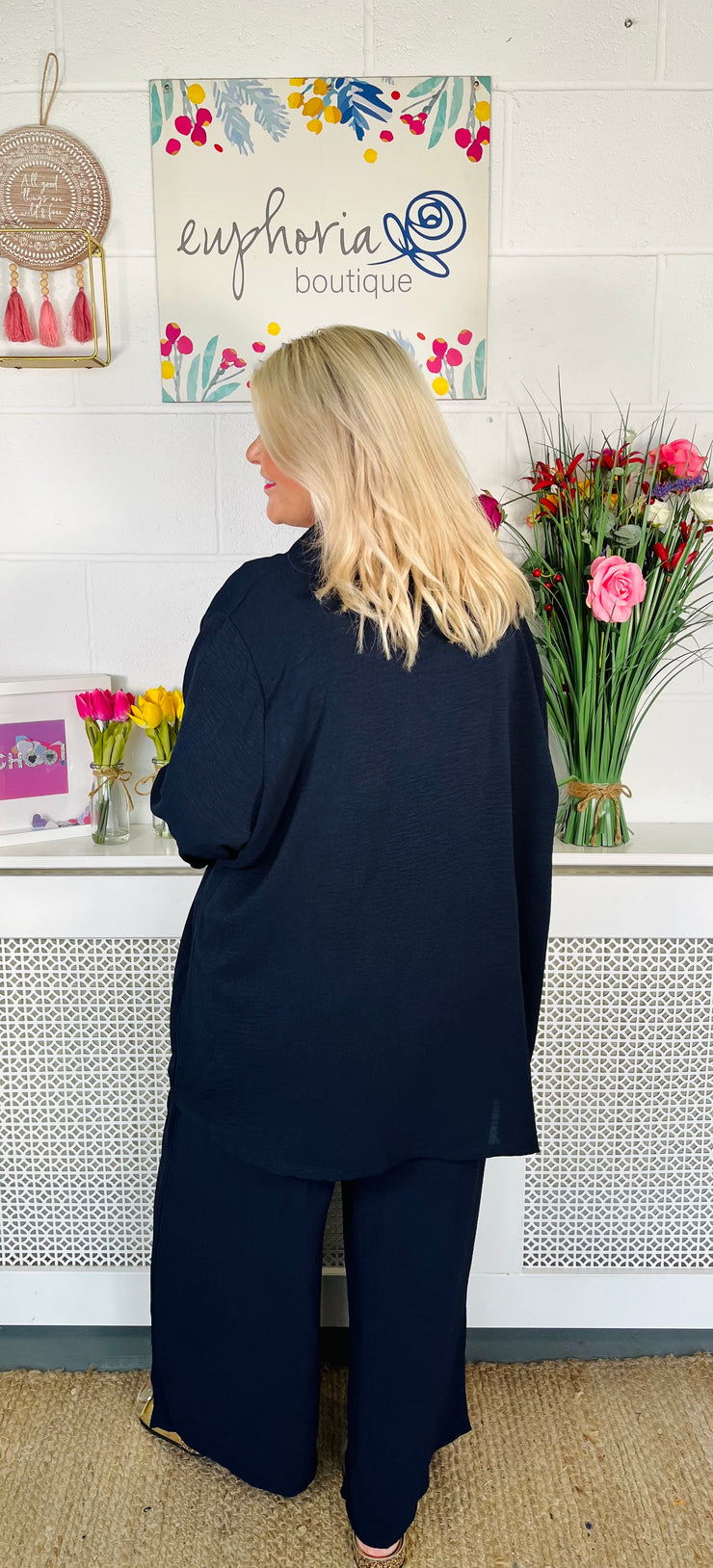 Darling Unstructured Blazer - Navy