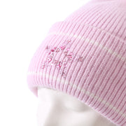 Snow is falling luxe bobble hat - Pink