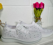 Maisie Sock Trainers - White