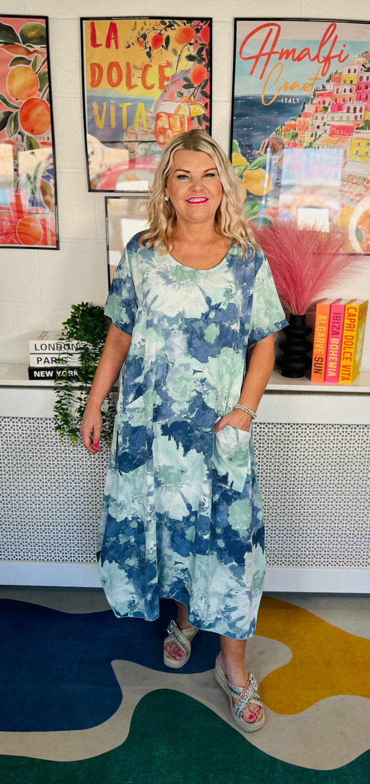 Dream Swirl Dress - Mint