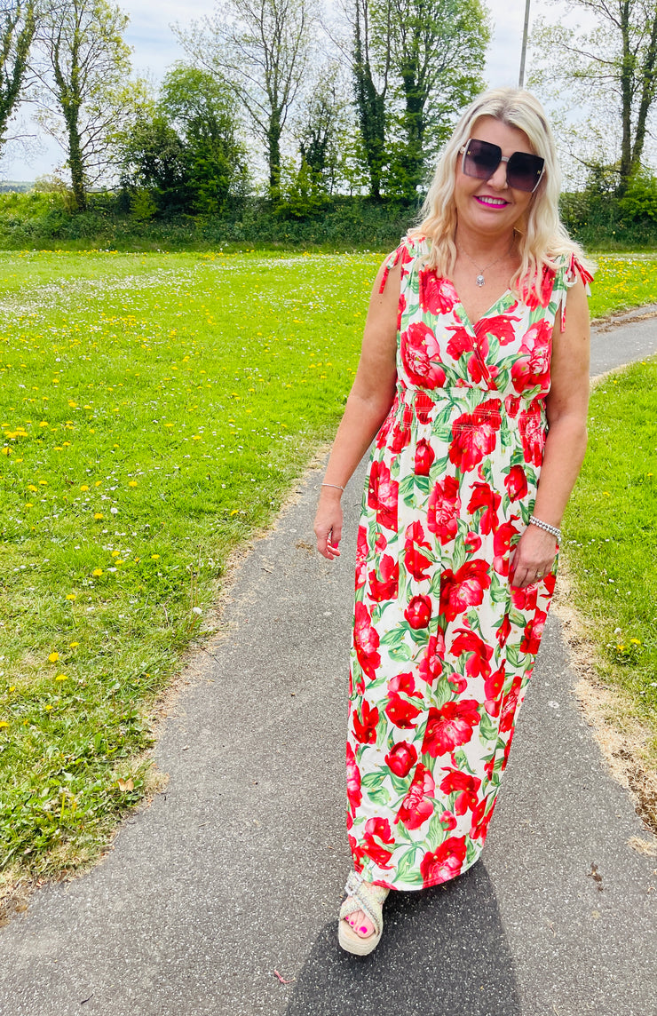 Posey Maxi Dress - Red