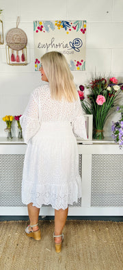 Missy Midi Dress - White