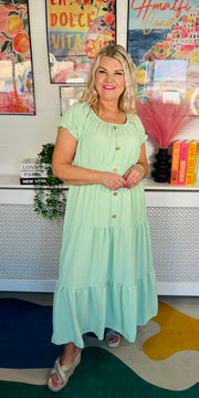 Charlottes Choice Maxi Dress - Mint