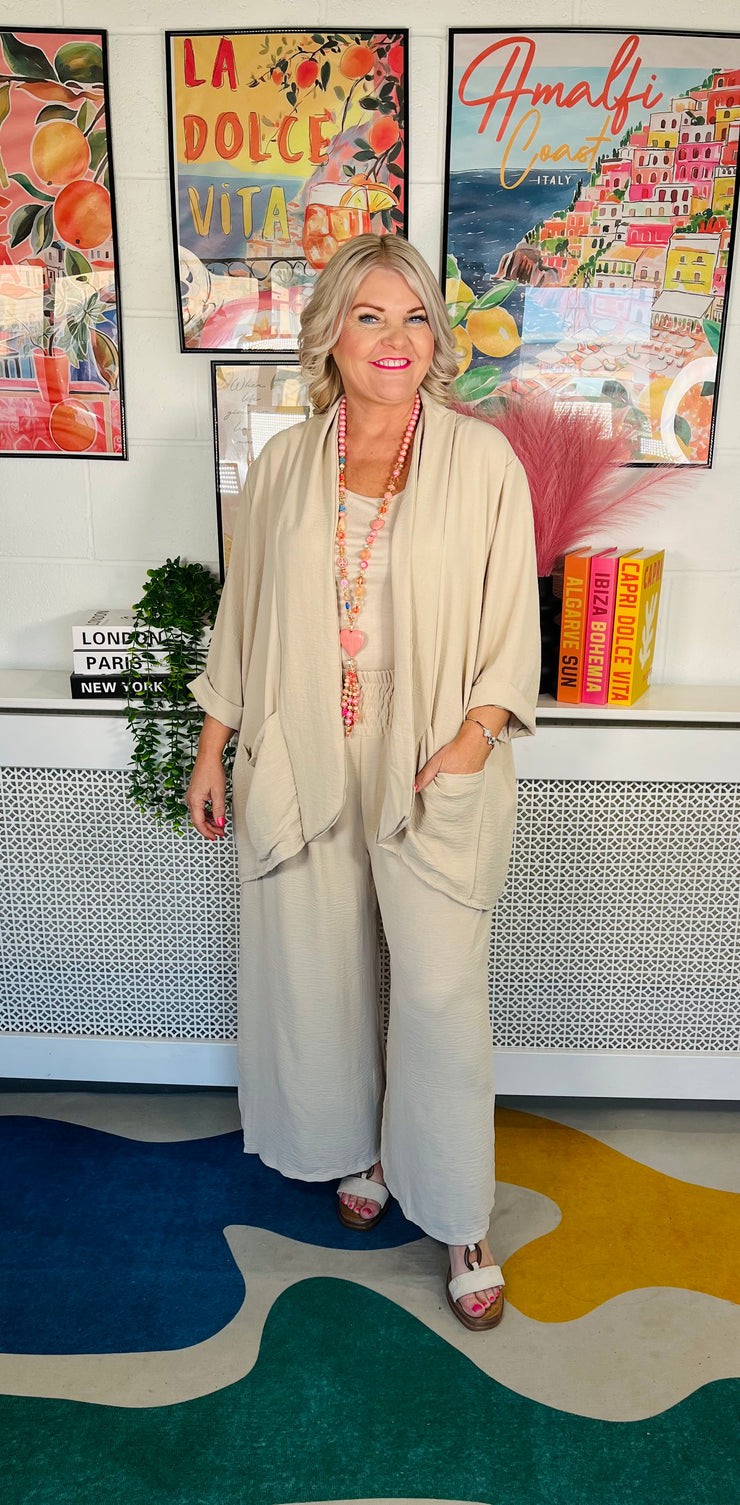 Darling Unstructured  Blazer - Natural