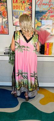 Sunset Soirée Luxury Dress - Pink