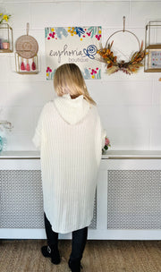 Relax And Lounge Jumper Dress - Winter White