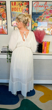 Free Spirit Maxi Dress - Vanilla