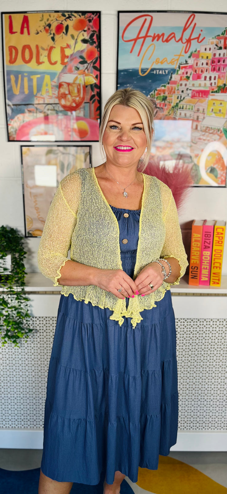 Ivy Chic Cover up - Lemon