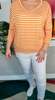 Urban Stripes Top - Orange