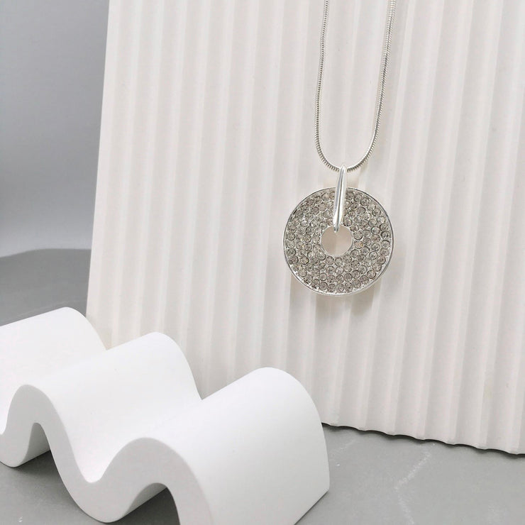 Glittering Infinity Necklace