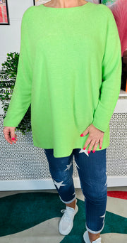 Daffodil Knit - Lime Green