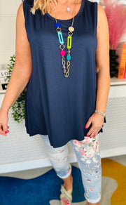 The Daily Essential Tank Top - Navy