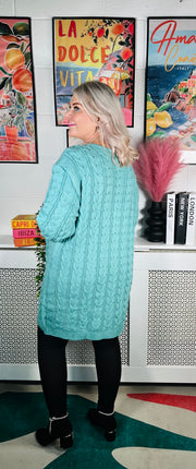 Edinburgh Knitted Dress - Mint