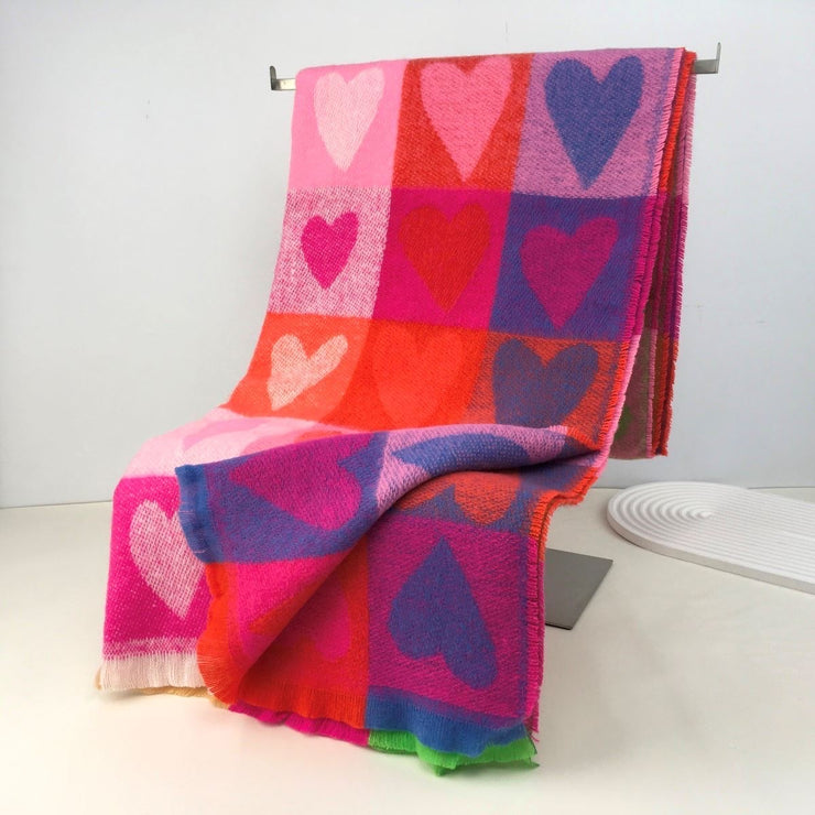 Love Notes Scarf / Shawl - Pink