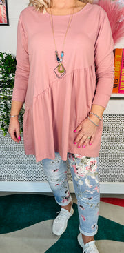 London Tunic Top - Antique Pink