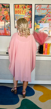 Starlight Sway Kaftan Dress - Pink