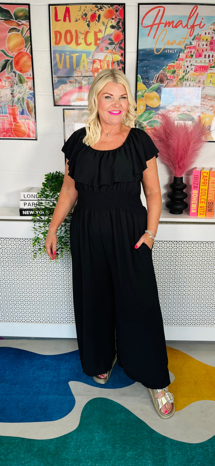 Dusk Til Dawn Jumpsuit - Black