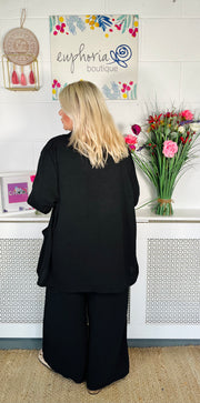 Darling Unstructured  Blazer - Black