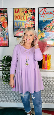 London Tunic Top - Lilac