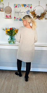 Evie Jumper Dress - Natural