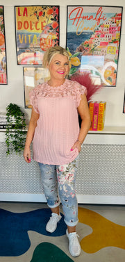 Cherish Me Top - Baby Pink