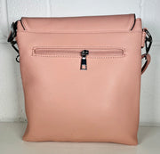 Bow Charm Crossbody Bag - Pink