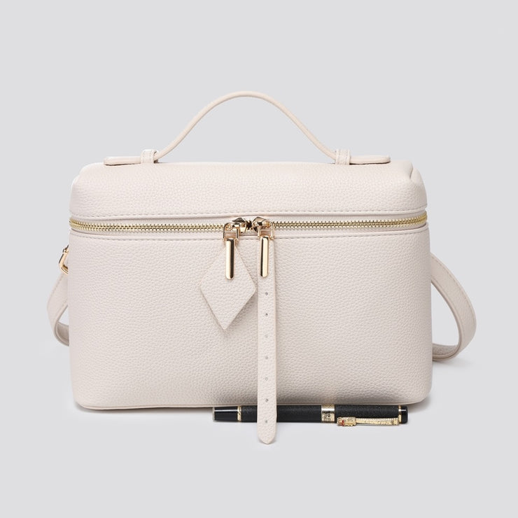 Milan Luxury  Handbag - Natural