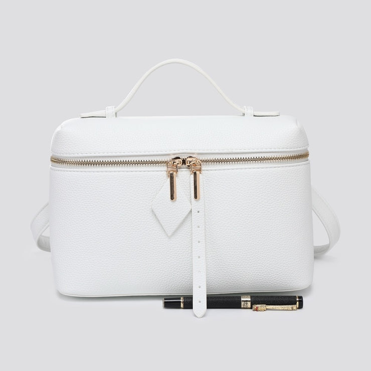 Milan Luxury  Handbag - White
