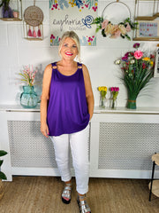 Paula Vest Top - Purple