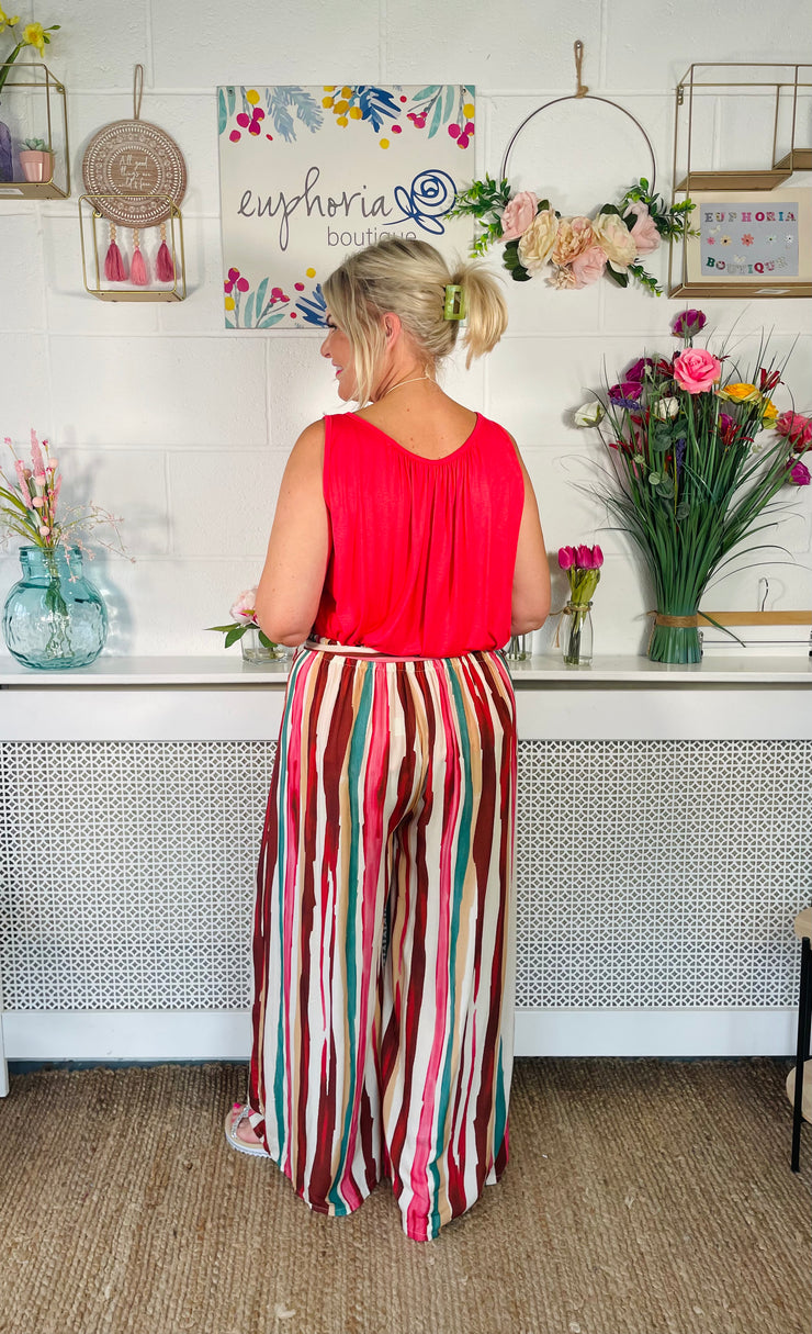 Trend Setting Trouser Bundle - Red