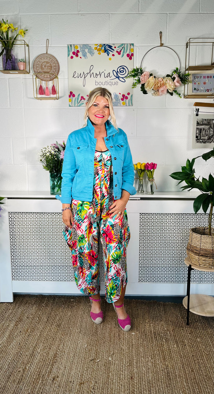 Jungle Queen Jumpsuit - Mint