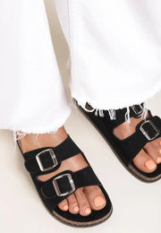 Winslet Slide on buckle sandals