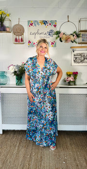 Funky Spotted Maxi Dress