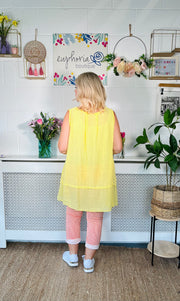 Sunny Daydream Cotton Vest - Yellow