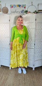 Sweet Garden Soiree Dress - Yellow