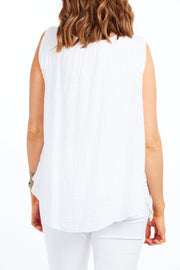 Susanna embroidered sun top