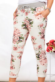 Alice joggers - Country cottage floral